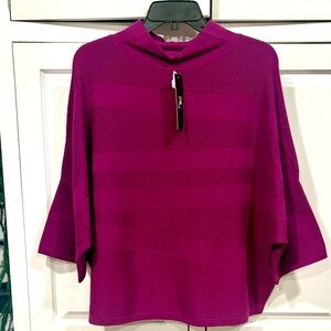 NWT Joseph Ribkoff Magenta Sweater